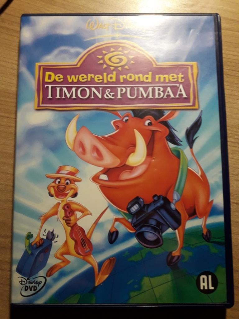 DVD Le tour du monde avec Timon & Pumbaa, Enlèvement ou Envoi, Dessin animé, Tous les âges, Comme neuf