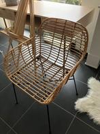 Stoel in rotan, Huis en Inrichting, Stoelen, Ophalen, Bruin, Riet of Rotan, Zo goed als nieuw