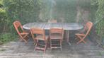 Ensemble de jardin Evolutif – Table + 5 chaises, Ophalen, Gebruikt