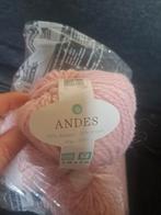 Andes L. Roze Pink 4 bollen, Laine ou Fils, Tricot, Enlèvement ou Envoi, Neuf