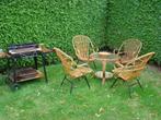 Tuinset - tafel, zetels , barbecue, Tuin en Terras, Ophalen, Gebruikt