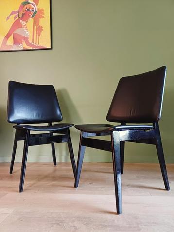 2 vintage stoelen jaren 50 Jos De Mey beschikbaar voor biedingen