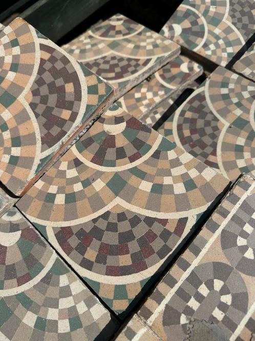 AUTHENTIEKE CEMENTTEGELS, Doe-het-zelf en Bouw, Tegels, Gebruikt, Vloertegels, Overige materialen, Minder dan 20 cm, Minder dan 20 cm