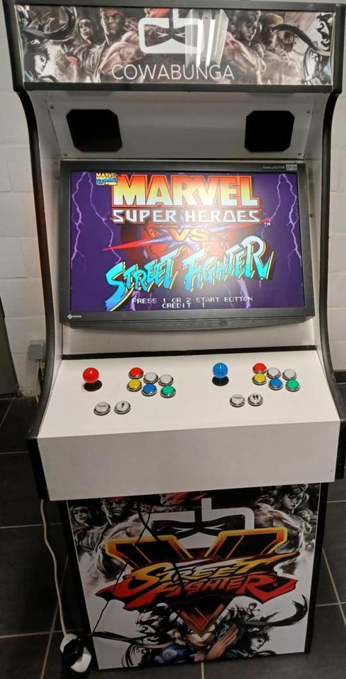 arcade street fighter kast  met 24inch scherm! + 8800 games, Verzamelen, Automaten | Overige, Gebruikt, Ophalen