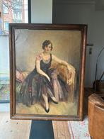 Tableau signé Léon Pringels, 1929. 185x 145. Tres decoratif, Antiquités & Art, Art | Peinture | Classique, Enlèvement