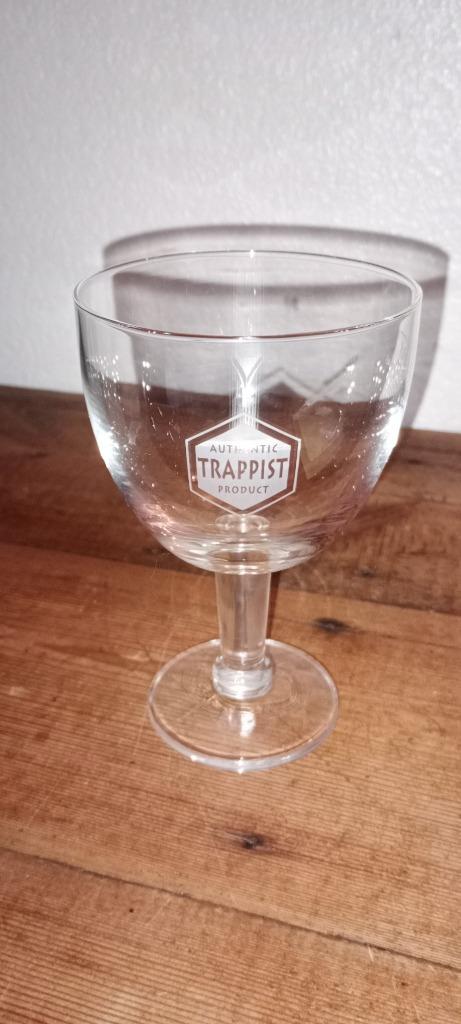 Brasserie bière verre galopin 18 cl Authentic Trappsit, Collections, Marques de bière, Comme neuf, Verre ou Verres, Autres marques