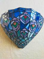 Lampe murale Tiffany, belles couleurs, paon, Enlèvement, Comme neuf, Verre