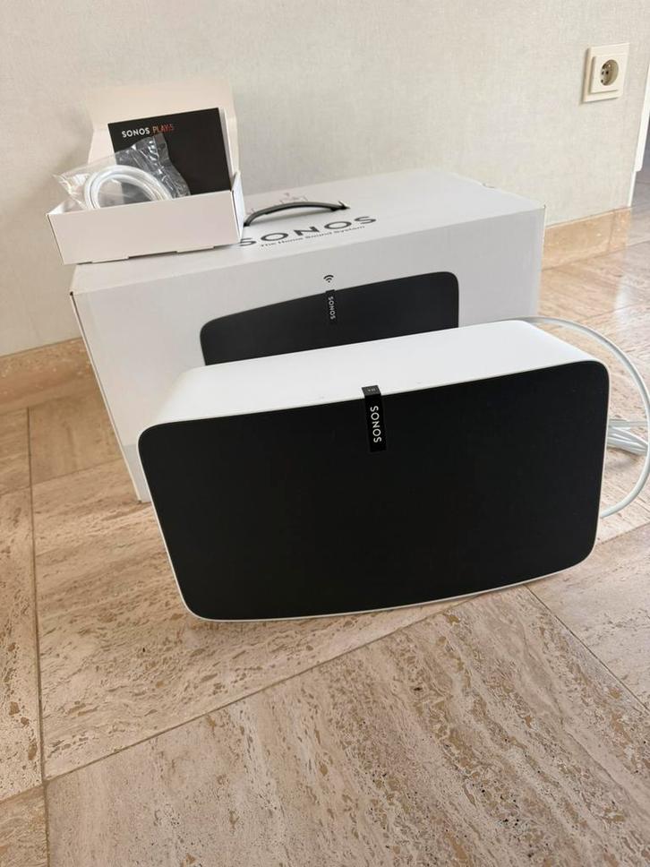 3 BOXEN  : 1 x roam  ,1 x one (gen 1) _ 1 x play 5 (gen 2), Audio, Tv en Foto, Luidsprekerboxen, Zo goed als nieuw, Sonos, Ophalen