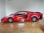 Autobed, Kinderen en Baby's, Kinderkamer | Bedden, Ophalen, Gebruikt, 180 cm of meer, 85 tot 100 cm