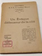 Un évêque défenseur de la cité lettres cardinal Mercier, Gelezen, Ophalen of Verzenden