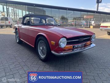 Triumph TR6 Cabriolet | Route 66 Auctions, Autos, Achat, Intérieur cuir, Entreprise, Boîte manuelle