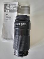 Objectif Nikon AF Nikkor 70 210 mm f 4 avec filtre b+w 62, TV, Hi-fi & Vidéo, Photo | Lentilles & Objectifs, Utilisé, Envoi, Téléobjectif