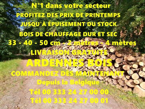 Bois de chauffage PRIX DE PRINTEMPS 33-40-50 cm 2m-4m 64E/st, Jardin & Terrasse, Bois de chauffage, Bûches, Hêtre, Envoi