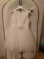 Eerste communie kleed, Bruidsmeisjeskleding, Miss leod 6 jaar, Wit, Zo goed als nieuw