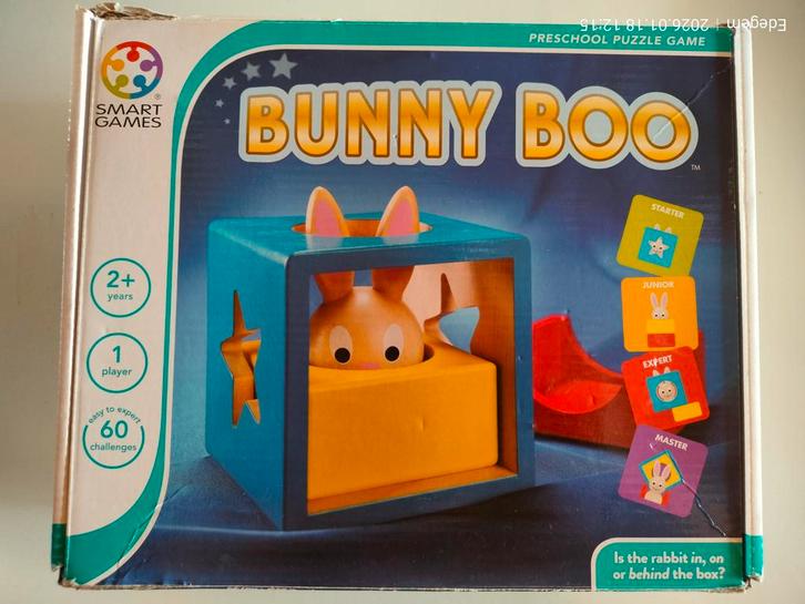 Bunny Boo educatief spel, Kinderen en Baby's, Speelgoed | Educatief en Creatief, Zo goed als nieuw, Puzzelen, Ophalen