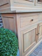 Eiken buffetkast/vitrinekast GRATIS LEVERING, Ophalen of Verzenden, Zo goed als nieuw