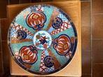 Plat rond IMARI doré peint à la main vintage japonais, Enlèvement
