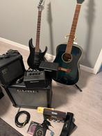 Elektrische - klassieke gitaar, 3 versterkers en accessoires, Muziek en Instrumenten, Snaarinstrumenten | Gitaren | Elektrisch