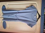 Nieuwe blauwgrijze jurk in linnen maat 42/44 ongedragen, Blauw, Maat 42/44 (L), Nieuw, Ophalen of Verzenden