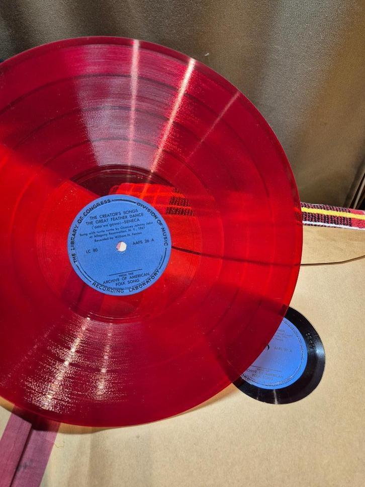 78 RPM: Folk Music of the US - Iroquois Longhouse (1942), Cd's en Dvd's, Vinyl Singles, Gebruikt, Overige typen, Wereldmuziek