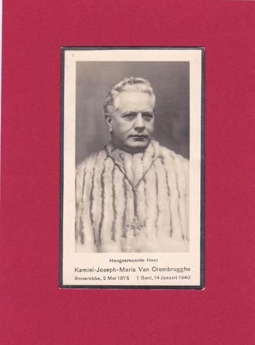 DP Kanunnik Kamiel Van Crombrugghe, Envoi, Image pieuse