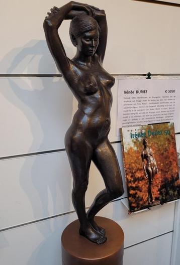 Irénée Duriez, staand naakt in brons, Antiek en Kunst, Kunst | Beelden en Houtsnijwerken, Ophalen