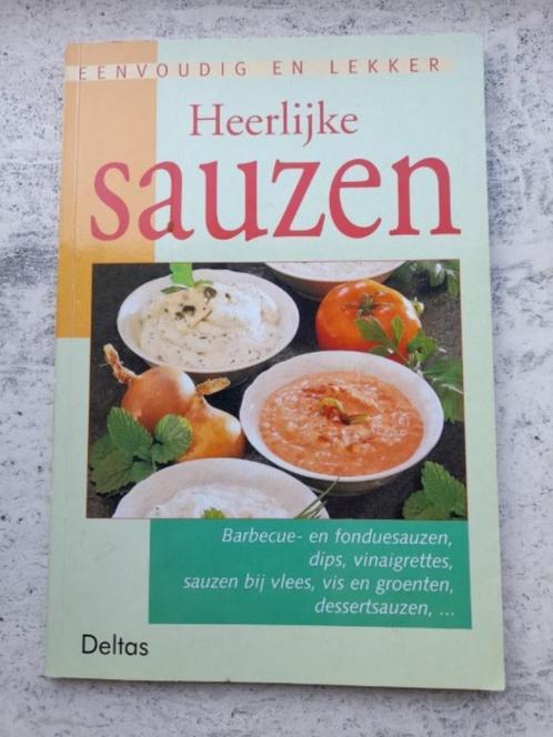 Boek  HEERLIJKE SAUZEN, Livres, Livres de cuisine, Comme neuf, Enlèvement