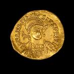AV solidus - Anastase (491-518) - Empire byzantin -, Timbres & Monnaies, Enlèvement ou Envoi, Monnaie en vrac, Or