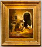 Schilderij Georges Teugels, Antiek en Kunst, Kunst | Schilderijen | Klassiek, Ophalen