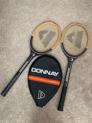 Vintage tennisracket Donnay, Enlèvement, Utilisé, Raquette, Autres marques