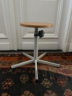 VINTAGE LABOKRUK KRUKJE METAAL HOUT VERHOOGBAAR ZIT, Huis en Inrichting, Ophalen, Zo goed als nieuw, IJzer