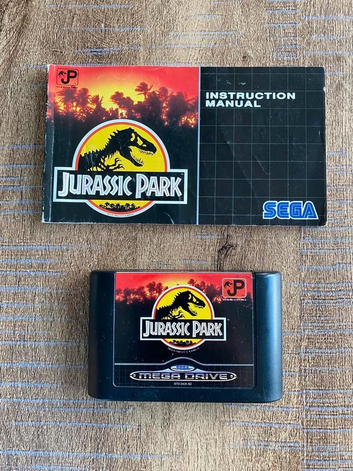 Jurassic Park Sega, Games en Spelcomputers, Games | Sega, Zo goed als nieuw, Mega Drive, Ophalen of Verzenden
