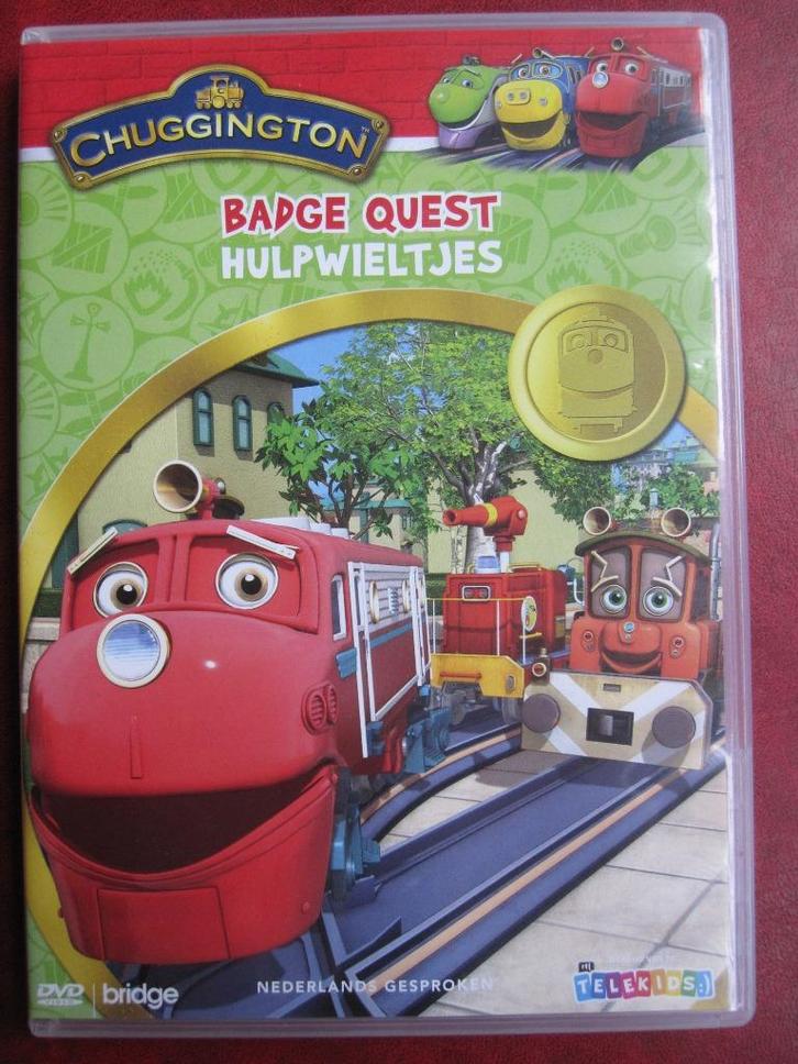 Chuggington - Badge Quest hulpwieltjes, Cd's en Dvd's, Dvd's | Tekenfilms en Animatie, Zo goed als nieuw, Amerikaans, Tekenfilm