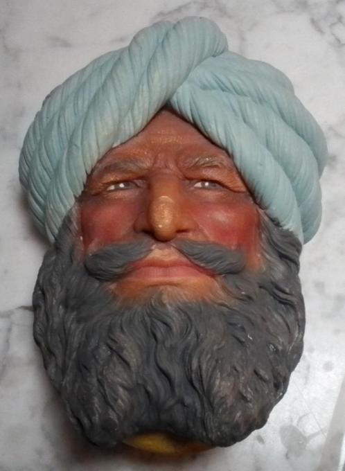 Bossons karakterkop 'Afghaan', Antiek en Kunst, Curiosa en Brocante, Ophalen of Verzenden