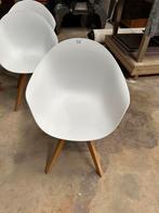 VASCO eetkamerstoelen, Ophalen, Zo goed als nieuw, Wit, Hout