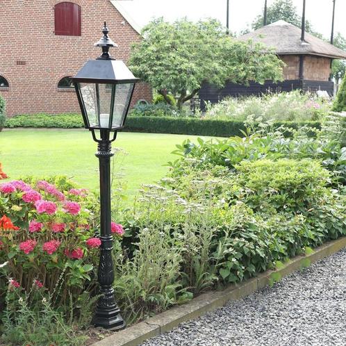 Tuinlantaarn Oosterbeek - 142 cm, Tuin en Terras, Buitenverlichting, Nieuw, Staande lamp, Aluminium, Led, Ophalen of Verzenden
