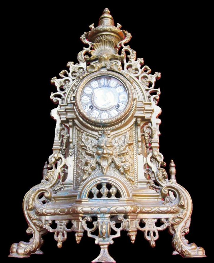 Enorme bronzen kathedraalklok met dubbele bel., Antiek en Kunst, Antiek | Klokken, Ophalen