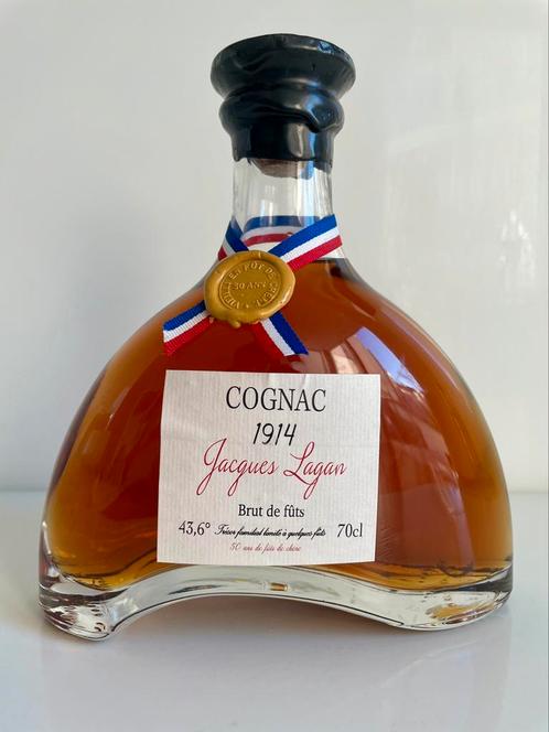 Cognac 1914 Jacques Lagan, Collections, Vins, Comme neuf