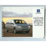 Peugeot 806 Instructieboekje 1994 #1 Frans, Enlèvement ou Envoi