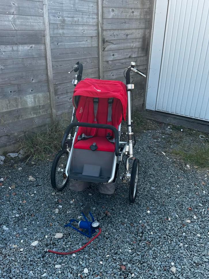 Taga 2010 bakfiets/ buggy Rood, Fietsen en Brommers, Fietsen | Bakfietsen, Zo goed als nieuw, Overige merken, 1 kind, Ophalen