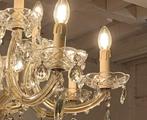 KRISTALLEN LUCHTER, Huis en Inrichting, Lampen | Kroonluchters, Ophalen of Verzenden, Zo goed als nieuw, Overige materialen, Landelijk