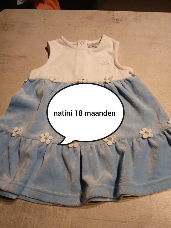 Robe Natini 18 mois, Enfants & Bébés, Vêtements de bébé | Taille 86, Comme neuf, Fille, Robe ou Jupe, Enlèvement ou Envoi