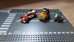 lego 2 straatplaten en 3 cars autootjes, Lego, Utilisé, Enlèvement ou Envoi