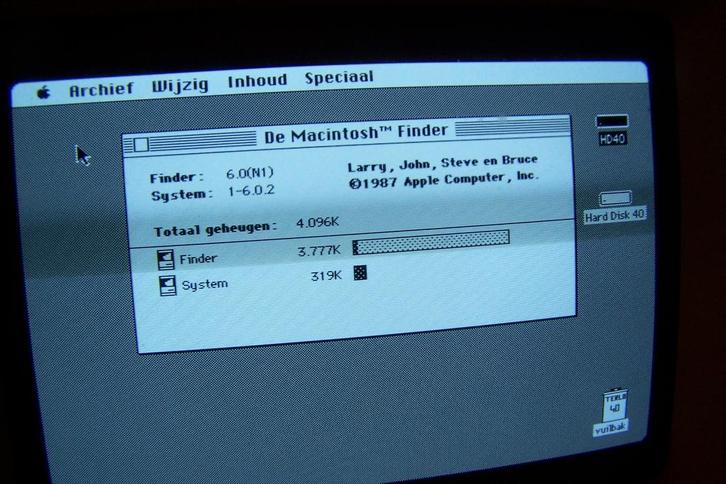 Mac SE, volledig werkend..., Computers en Software, Vintage Computers, Ophalen