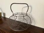 Vintage eiermand uit verzinkte staaldraad, Ophalen