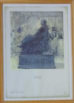 WILFRIED PAS / WILLEM ELSSCHOT / OFFSETLITHO / 82x59cm KADER, Ophalen