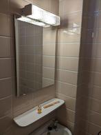 spiegel en wandverlichting toilet, Ophalen
