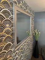Gouden spiegel, Ophalen, 125 cm of meer, Zo goed als nieuw, Minder dan 100 cm