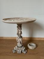 Chinese bijzettafel in ivoorkleur, Huis en Inrichting, Ophalen, Gebruikt