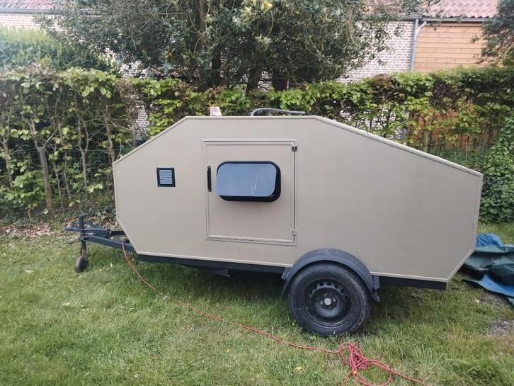 Teardrop caravan, Caravans en Kamperen, Caravans, Particulier, tot en met 2, tot 500 kg, Overige merken, Frans bed, 4 tot 5 meter
